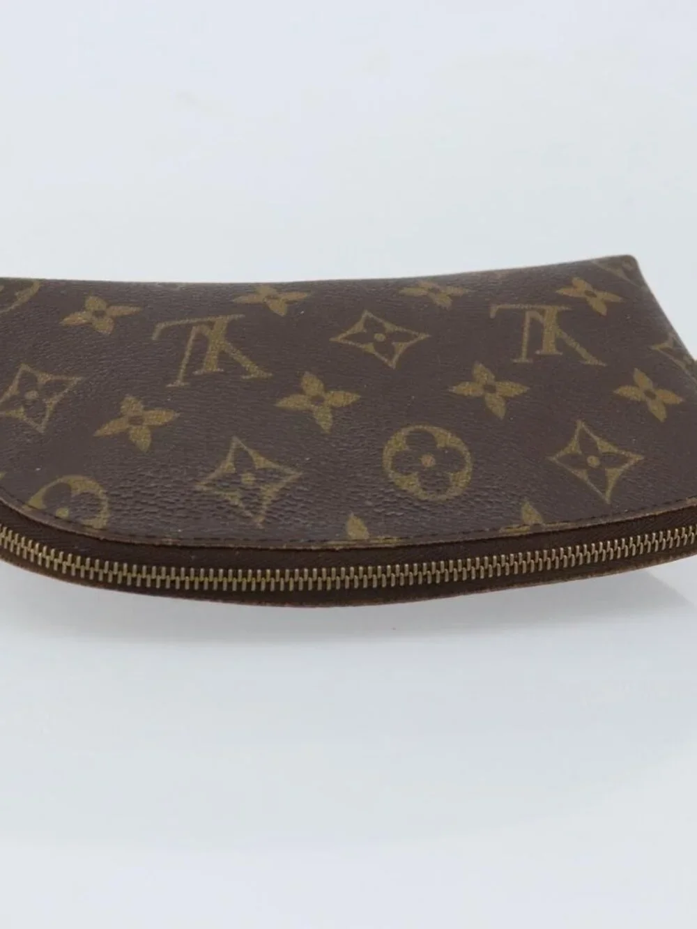 LOUIS VUITTON Monogram Pochette Cosmetic PM Pouch M43998 LV Auth hk3576